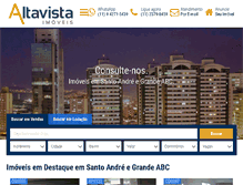 Tablet Screenshot of altavistaimoveis.com.br